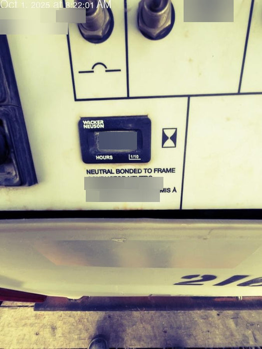 2019 Wacker Neuson LTV6L-MH Wacker Neuson LTV6L Mobile Light Tower w/Fuel Level Sensor Installed