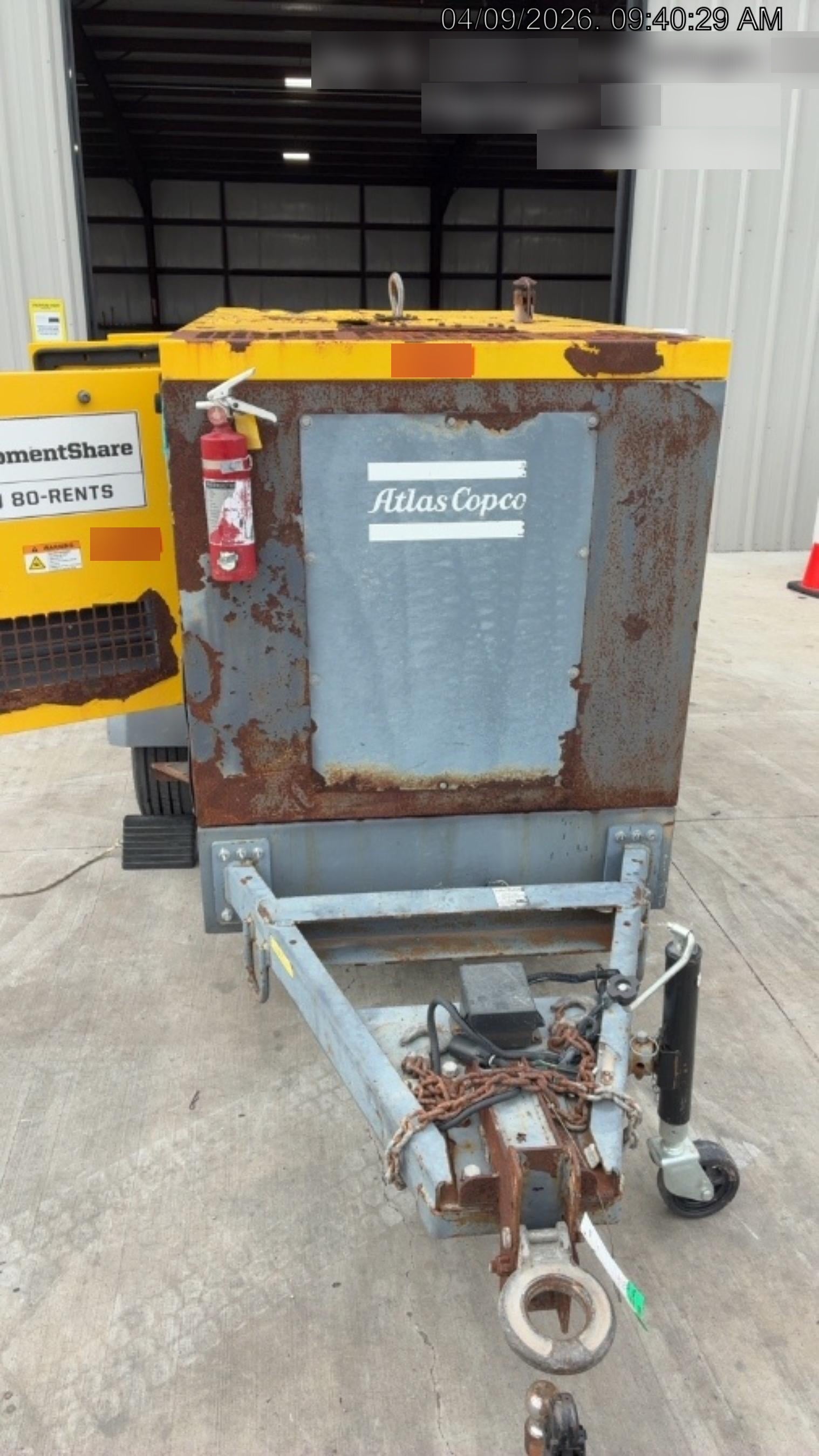 2020 ATLAS COPCO PAS 100 HF CS Enclosed