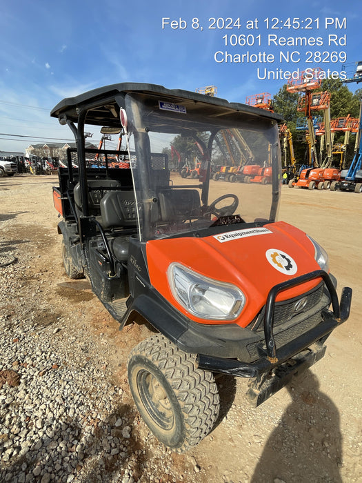 2021 Kubota RTV-X1140W-H Plastic Canopy, Windshield Acrylic Clear, LED Strobe Light, Wire Harness Kit, Back up Alarm
