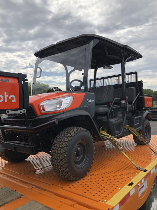 2022 Kubota RTV-X1140W-H Plastic Canopy, Windshield Acrylic Clear, LED Strobe Light, Wire Harness Kit, Back up Alarm