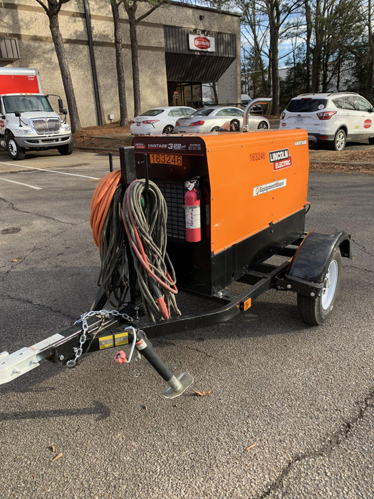 2021 Lincoln Electric Vantage 322 Vantage 322 Ready Pak 3 w/ Decals, ORANGE (includes trailer, cable rack, fender light kit) NO Telematics