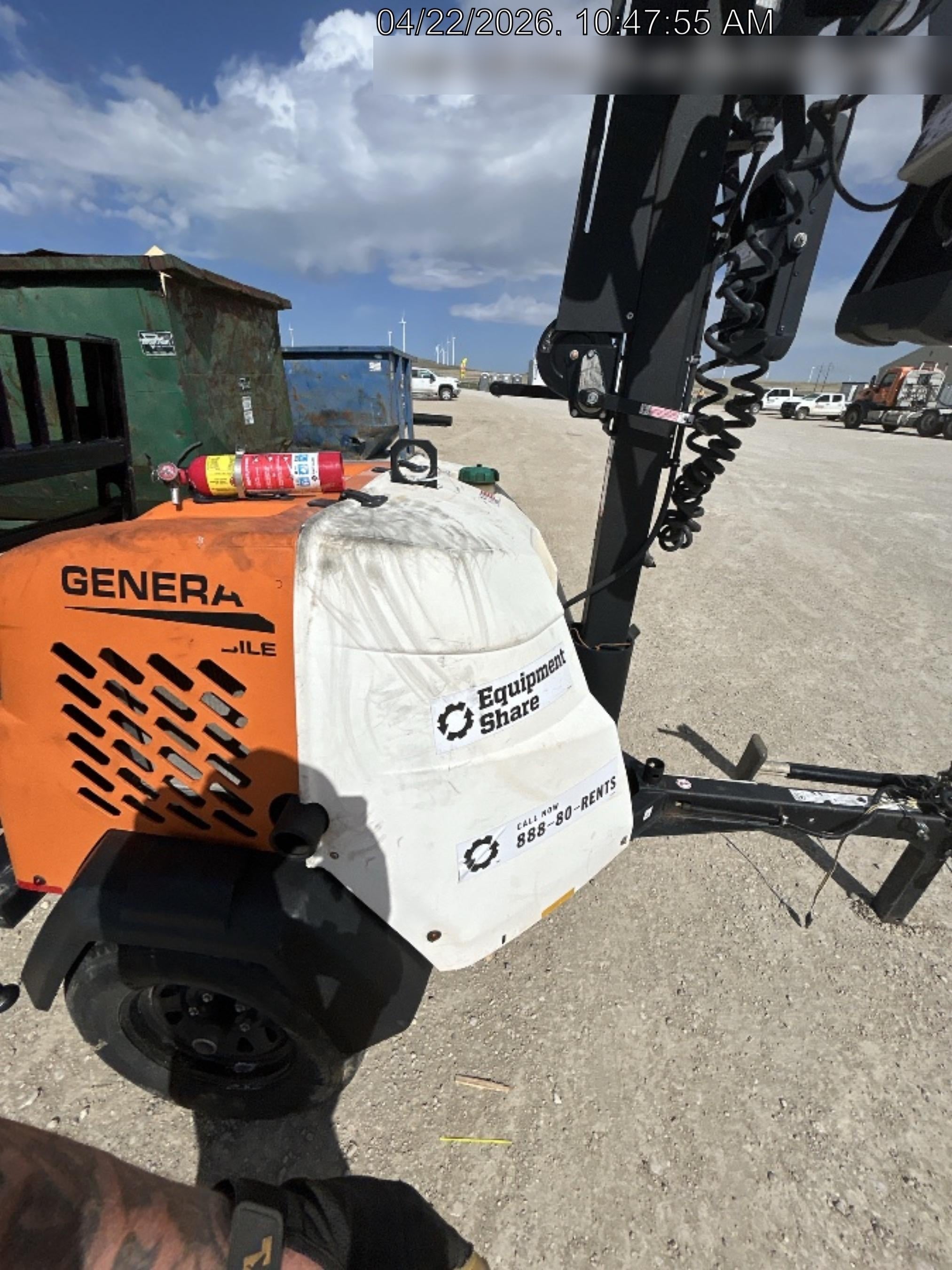 2023 Generac MLT2 Diesel, Flex Switch 120V Input, Powerzone Controller, (4) 320W LED Lights, 4kW Generator, 39.9 Gal Fuel Tank, 2" Ball, T3