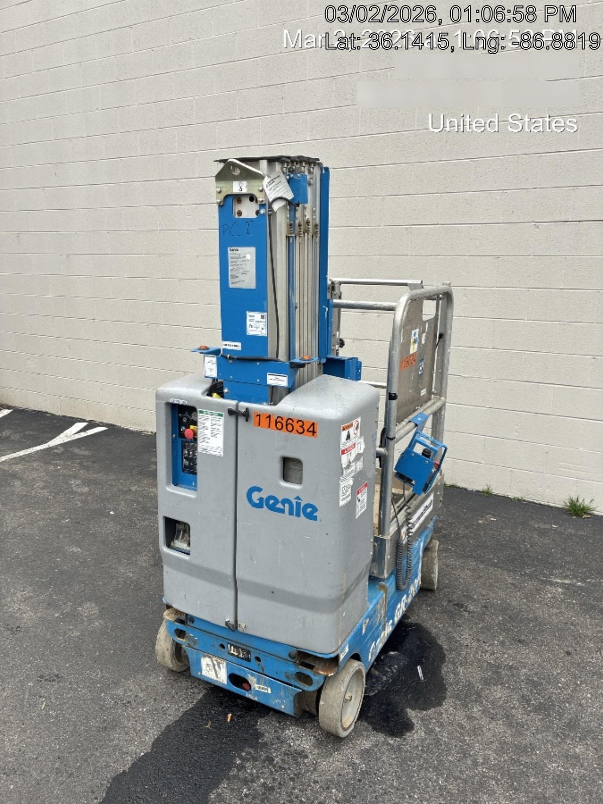 2020 GENIE GR-20