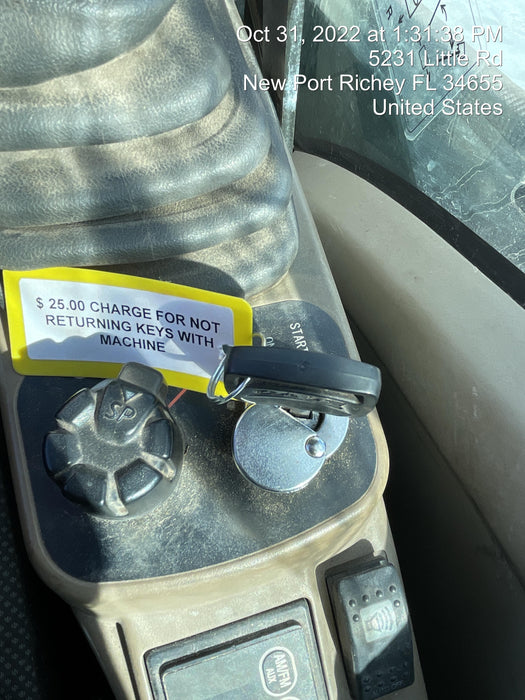 2015 Case CX80C CLOSED CAB, A/C, RUBBER TRACKS PADS, 7'-2" ARM