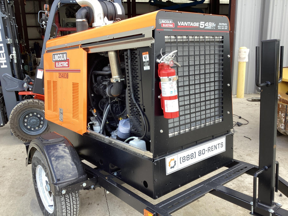 2022 Lincoln Electric Vantage 549X Crosslink Technology, Trailer Mounted, ES Decals, T3