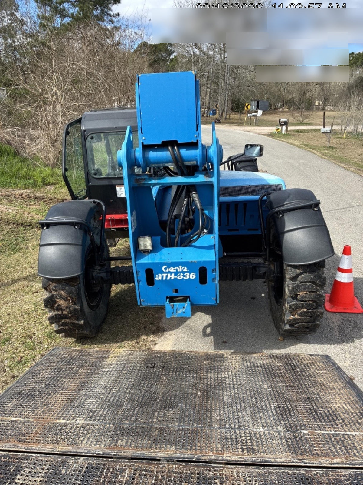 2019 Genie GTH-636 Cab/Heat/AC, Solid RT Tires, LED Work Lights, Beacon 60" QA Carriage, 48" Forks