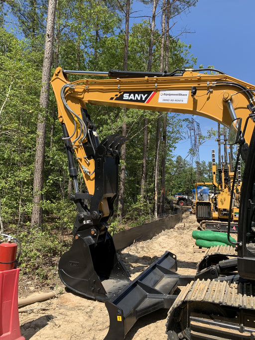 2020 Sany SY155U Rubber Tracks, Front Blade