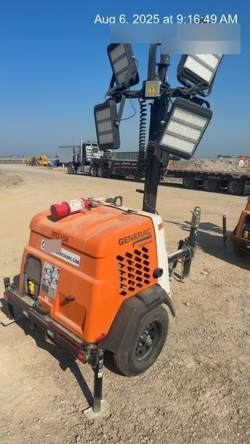 2024 Generac MLT2 Diesel, Flex Switch 120V Input, Powerzone Controller, 
(4) 320W LED Lights, 4kW Generator, 39.9 Gal Fuel Tank, 2" Ball, T3