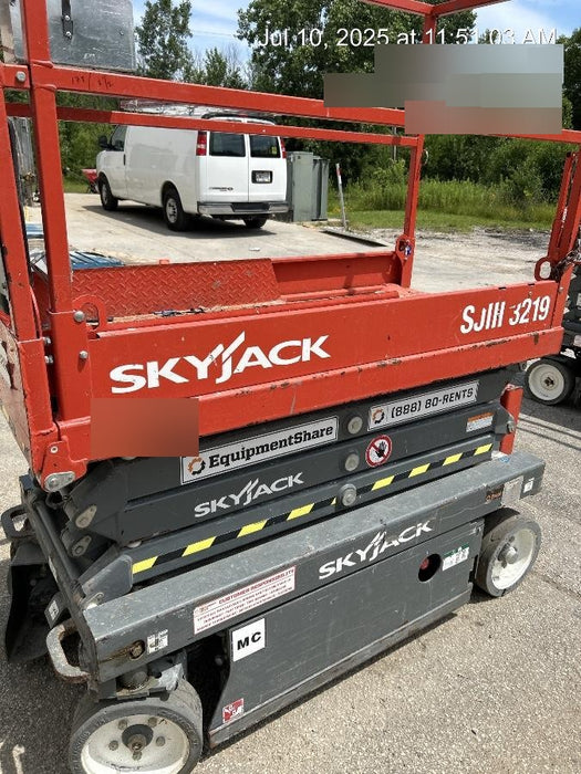 2016 Skyjack SJIII-3219 Standard Rental Specs