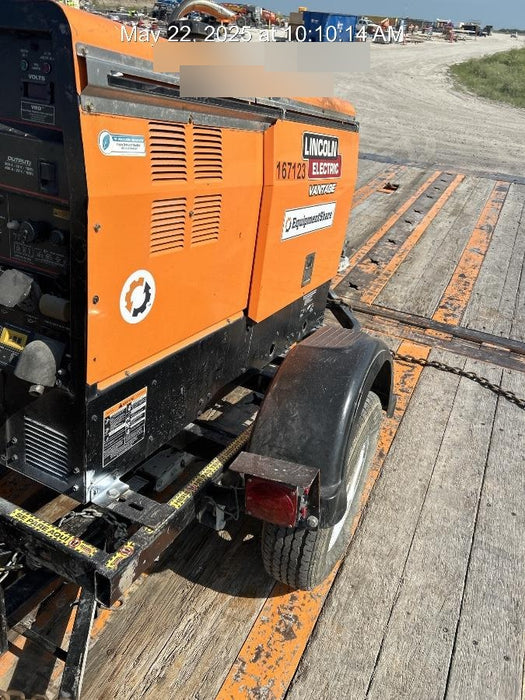 2021 Lincoln Electric Vantage 322 Vantage 322 Ready Pak 3 w/ Decals, ORANGE (includes trailer, cable rack, fender light kit) NO Telematics