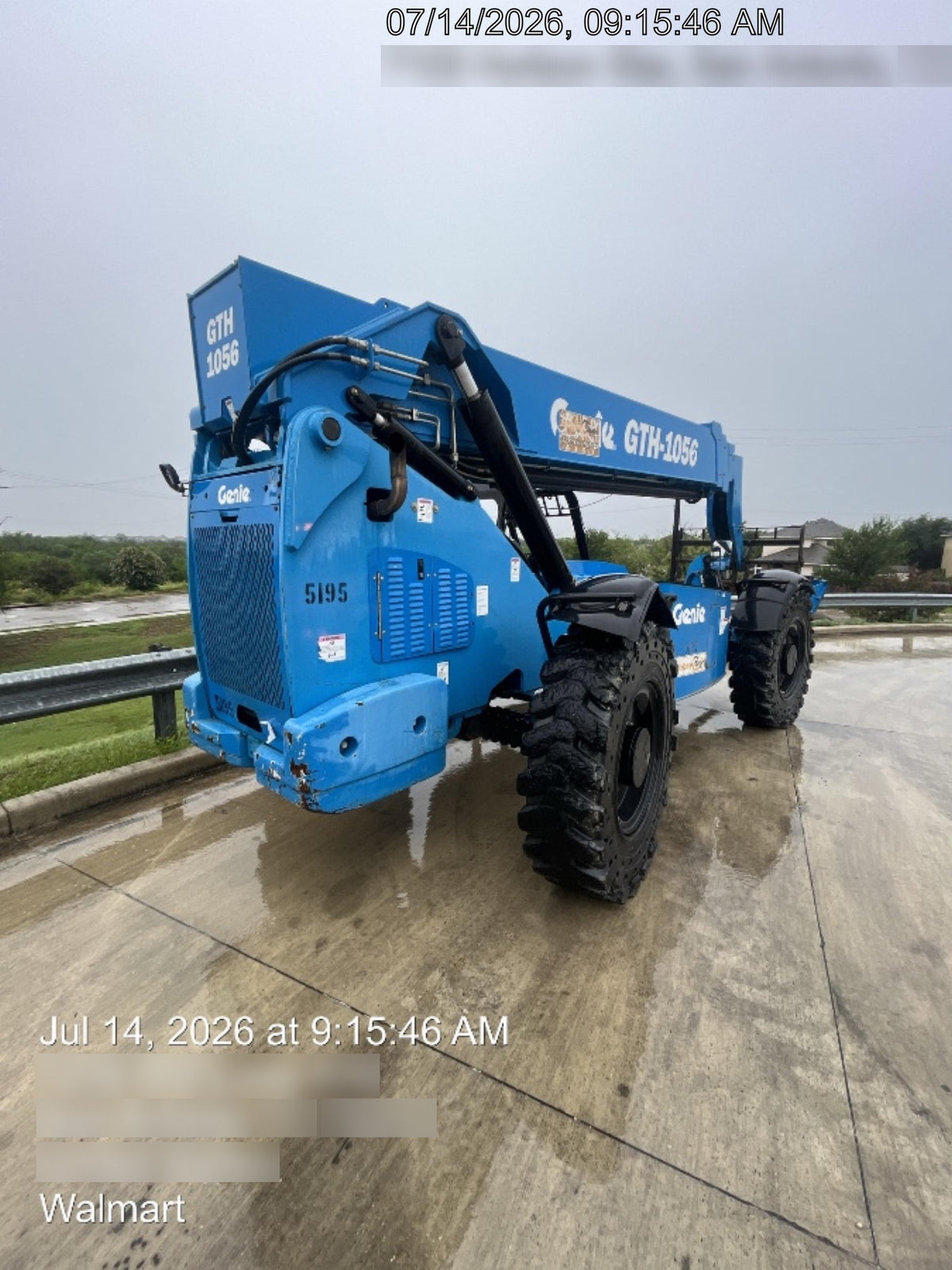 2017 Genie GTH-1056 Genie GTH1056, Solid Tires, 60" carriage, Open ROPS