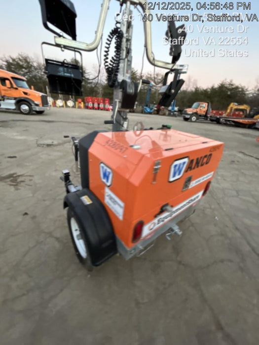 2024 Wanco WLTT-4MM4K Diesel, Deep Sea Controller, Shore Power Plug, Auto Start, (4) 350W LED Floodlights, 4kW Generator, 60 Gal Fuel Tank, 2" Ball, T3