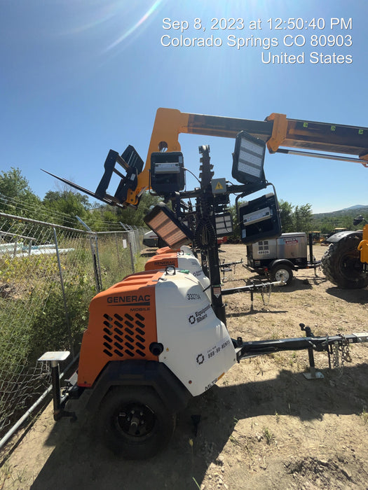 2023 Generac MLT2 Diesel, Flex Switch 120V Input, Powerzone Controller, (4) 320W LED Lights, 4kW Generator, 39.9 Gal Fuel Tank, 2" Ball, T3