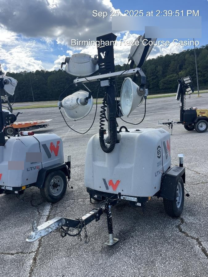 2018 Wacker Neuson LTV6L-MH Wacker Neuson LTV6L Mobile Light Tower w/Fuel Level Sensor Installed