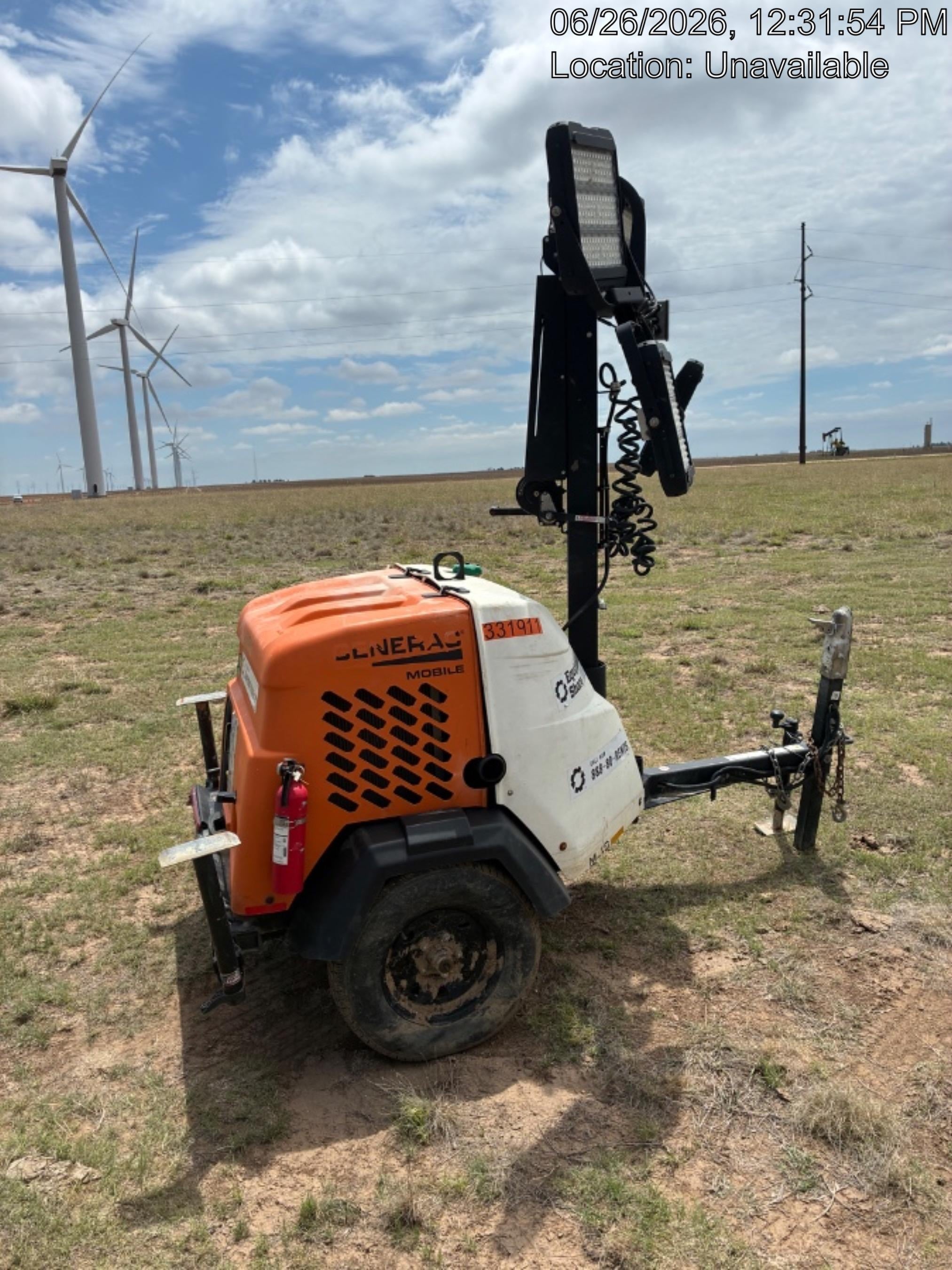 2023 Generac MLT2 Diesel, Flex Switch 120V Input, Powerzone Controller, (4) 320W LED Lights, 4kW Generator, 39.9 Gal Fuel Tank, 2" Ball, T3