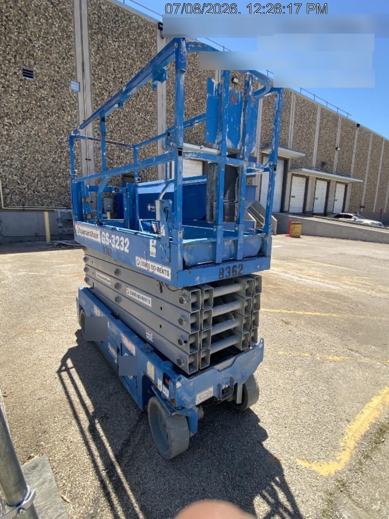 2018 Genie GS-3232 Genie GS3232 Lift w/Folding Rails and Swing Gate