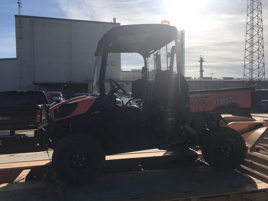 2019 Kubota RTV-XG850WL-H 4wd Utility Cart, Gas, 2 Seat, LED Strobe, Windshield Tempered Glass, Plastic Canopy, Wire Harness Kit, Backup Alarm