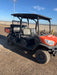 2022 Kubota RTV-X1140W-H Plastic Canopy, Windshield Acrylic Clear, LED Strobe Light, Wire Harness Kit, Back up Alarm