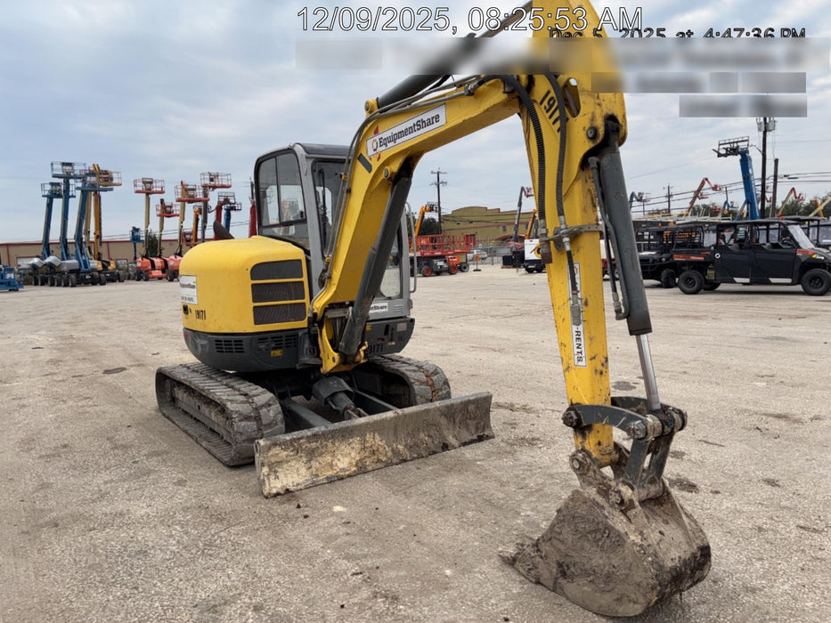 2018 Wacker Neuson EZ53 Wacker Neuson EZ53 12K Excavator, TRK,LGD,CAB,PC, Manual QC, Buckets: 30" , 18"