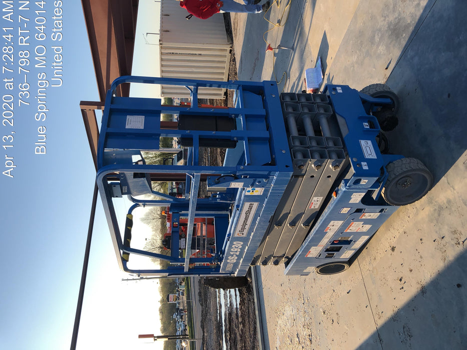 2020 Genie GS-1930 Solid Non Marking Tires, Beacon, Folding rails with half height swing gate