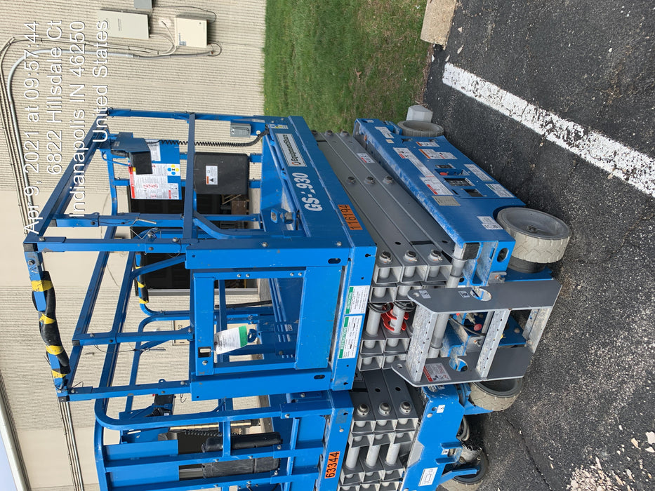 2020 Genie GS-1930 Solid Non Marking Tires, Beacon, Folding rails with half height swing gate