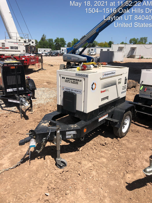 2020 Multiquip DLW400ESA4 400 amp Welder, 14kW, 120/240V, T4F Kubota, Trailer