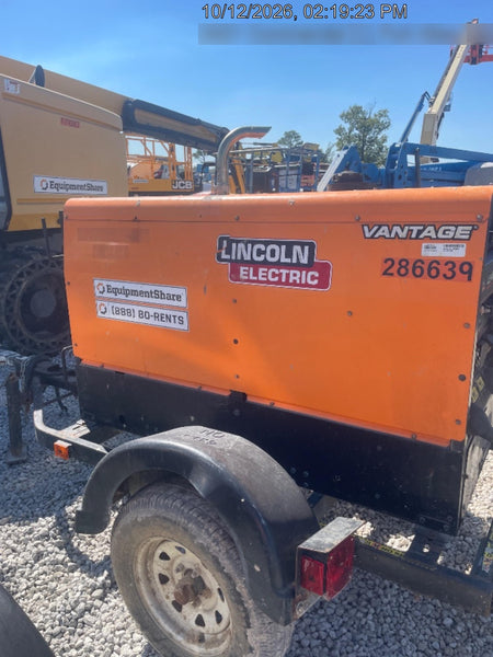 2022 Lincoln Electric LE400 Kubota V1505, Trlr, Cable Rack, Light Kit, ES Decals, T3