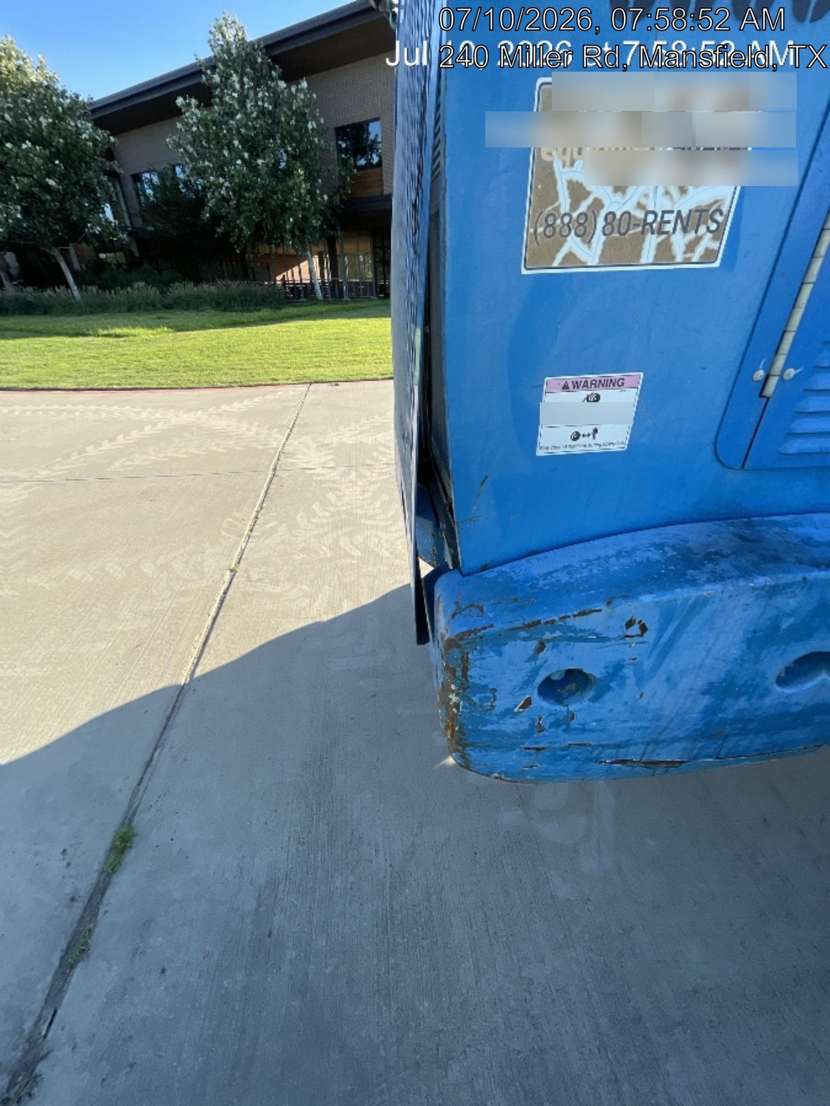 2017 Genie GTH-1056 Genie GTH1056, Solid Tires, 60" carriage, Light Kit, Open ROPS