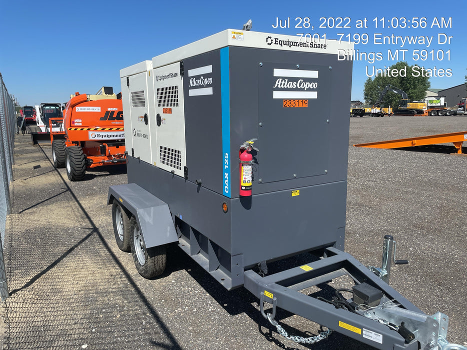 2022 ATLAS COPCO QAS 125