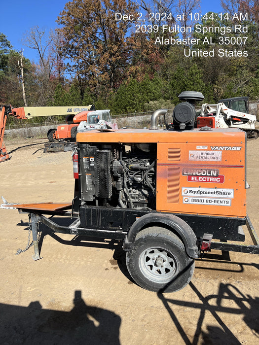 2021 Lincoln Electric Vantage 549X Ready Pak 3, ORANGE (includes trailer, cable rack, fender light kit)