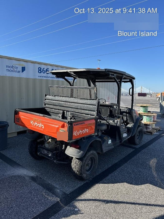 2022 Kubota RTV-X1140W-H Plastic Canopy, Windshield Acrylic Clear, LED Strobe Light, Wire Harness Kit, Back up Alarm
