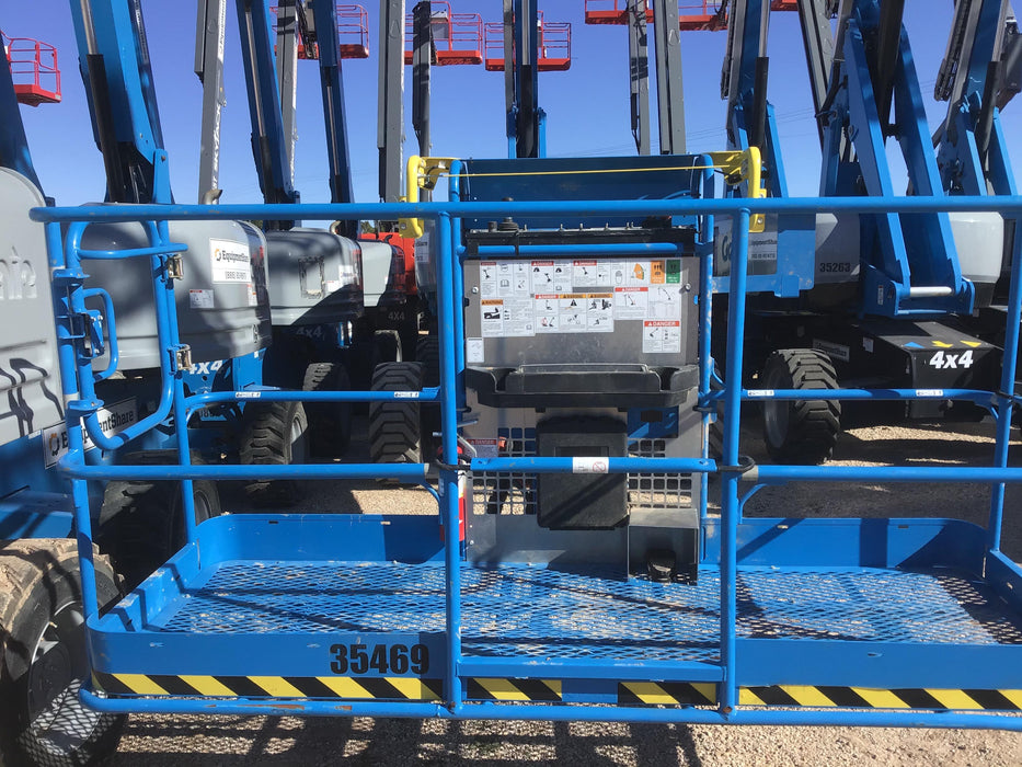 2019 Genie S-60 XC Diesel, Foam Filled Tires, Welder Ready Package, Beacon
