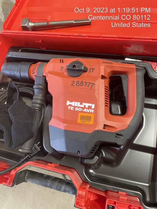 2023 HILTI TE 50-AVR