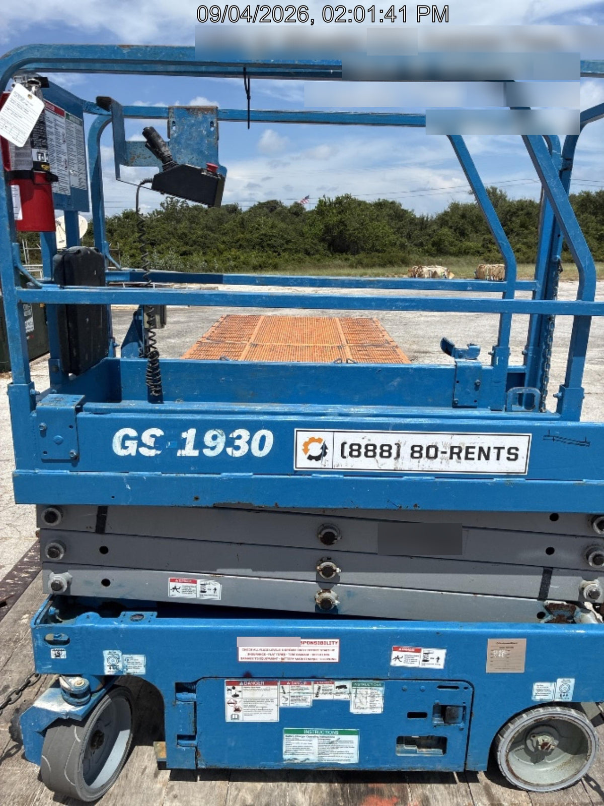 2020 Genie GS-1930 Standard Machine