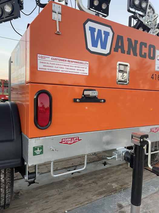 2024 Wanco WLTT-4MM4K Diesel, Deep Sea Controller, Shore Power Plug, Auto Start, (4) 350W LED Floodlights, 4kW Generator, 60 Gal Fuel Tank, 2" Ball, T3