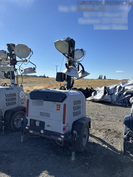 Wacker Neuson LTV6K-MH Power mast, 1100W MH, Fuel Sensors, Wiring Harness