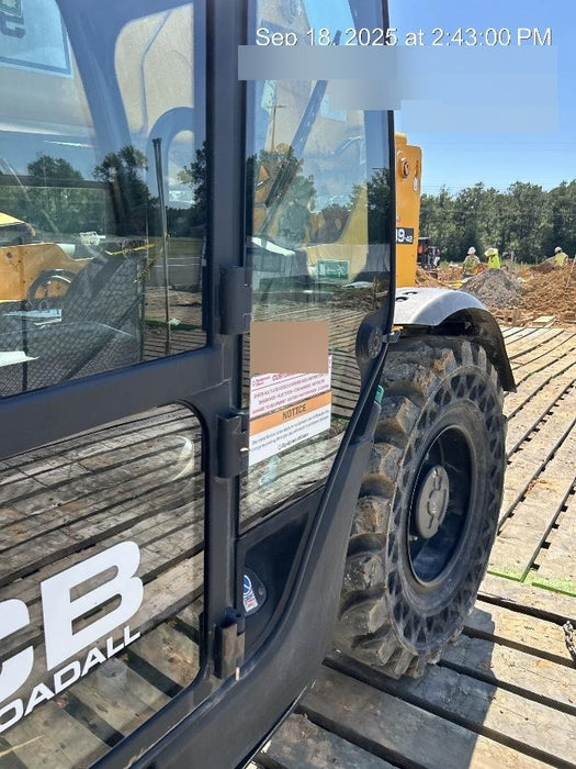 2019 JCB 509-42 74 HP w/CAB/HVAC, Beacon, Aux Hydraulics, Worklights, Solid Tires