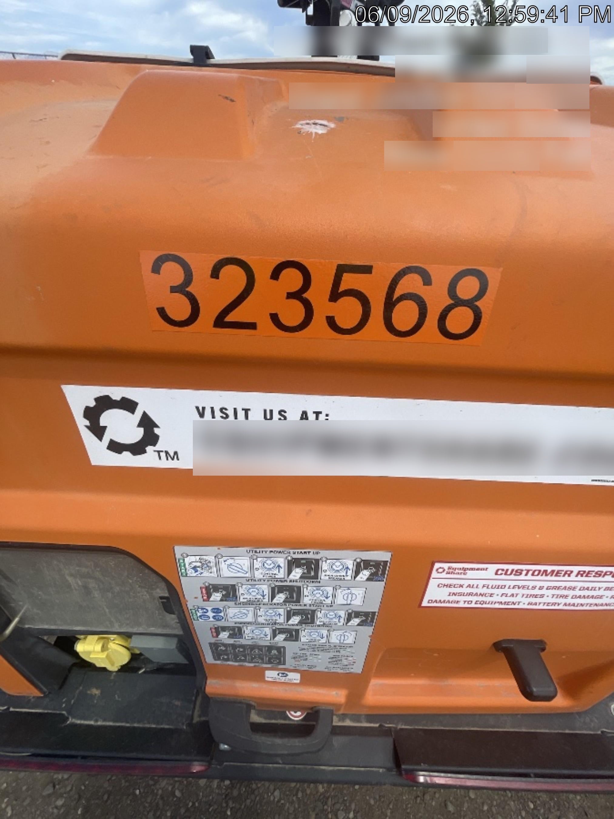 2023 Generac MLT2 Diesel, Flex Switch 120V Input, Powerzone Controller, (4) 320W LED Lights, 4kW Generator, 39.9 Gal Fuel Tank, 2" Ball, T3