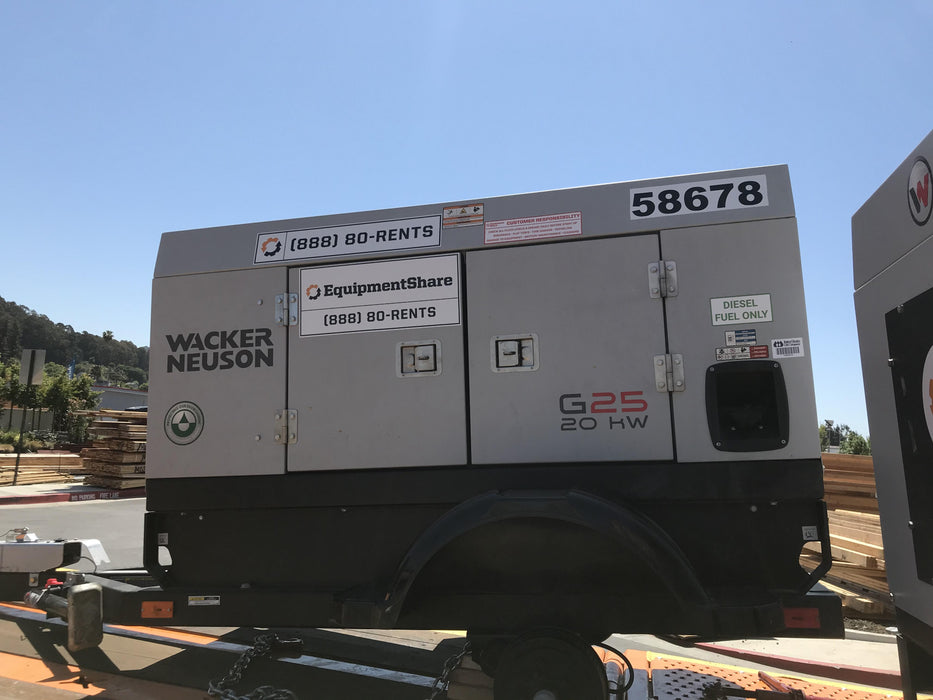 2020 WACKER NEUSON G25