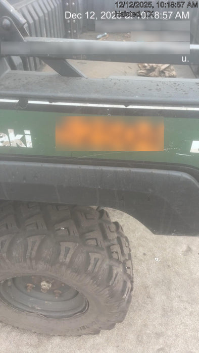 2019 Kawasaki Mule PRO-DXT Standard Options, Backup Alarm, Beacon, Plastic Hard Top, Poly Windshield, Horn Kit