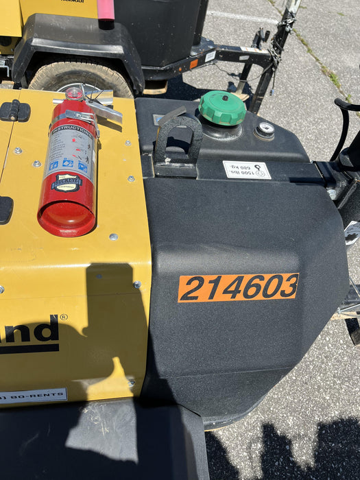 2022 Allmand NLV3GR (4) LED Light Fixture 350W, 23' Vertical Mast, 3kW Prime, Towable, Deep Sea L401, Leveling Jacks, Yanmar T4F 5.8hp