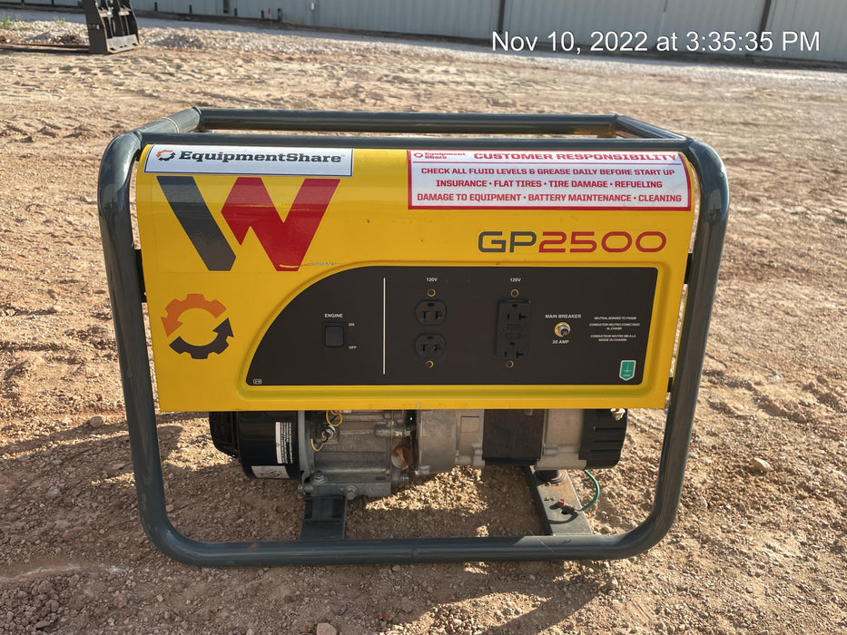 2021 WACKER NEUSON GP2500A
