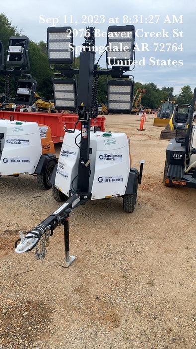 2023 Generac MLT2 Diesel, Flex Switch 120V Input, Powerzone Controller, (4) 320W LED Lights, 4kW Generator, 39.9 Gal Fuel Tank, 2" Ball, T3