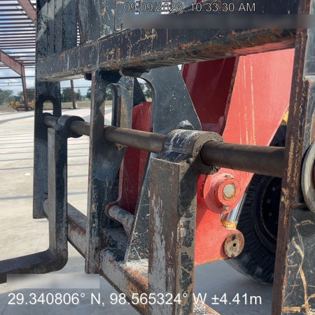 2017 Manitou 12042 Manitou MTA 12042, Solid Tires, 66" Carriage, Open ROPS, Flashing Beacon and Work Light Package