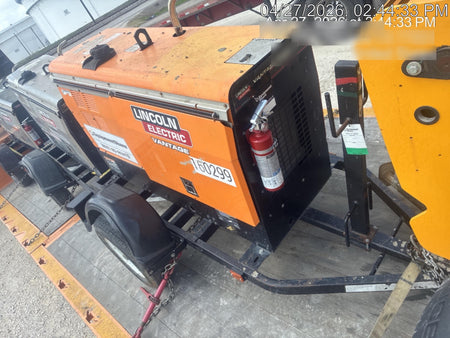 2021 Lincoln Electric Vantage 322 Vantage 322 Ready Pak 3 w/ Decals, ORANGE (includes trailer, cable rack, fender light kit) NO Telematics
