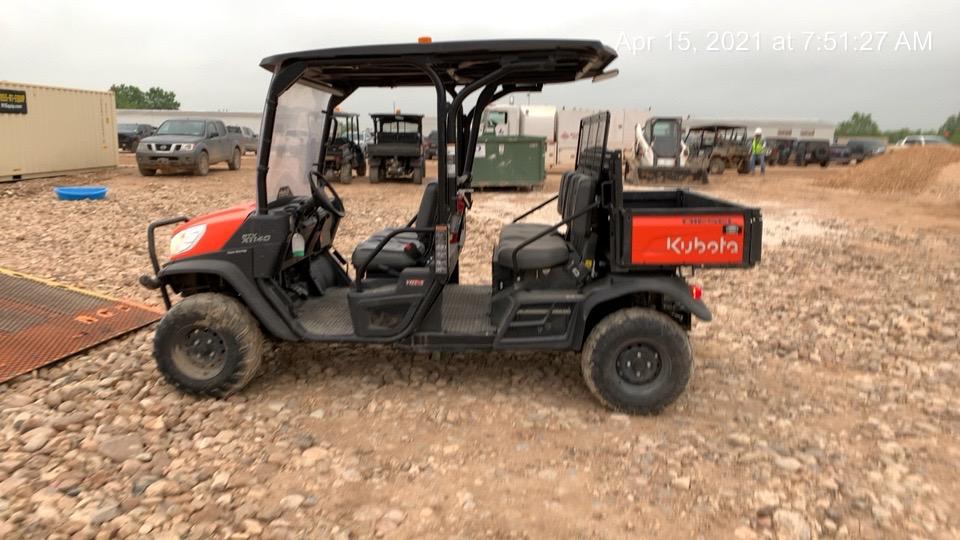 2020 Kubota RTV-X1140WL-A 4WD, LED Strobe, Windshield Acrylic Clear, Plastic Canopy, Wire Harness Kit, Backup Alarm, Bed Liner