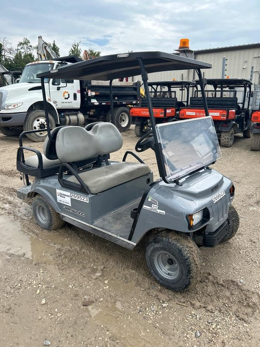 2022 Club Car CA100E Canopy, Fold down Windshield, Beacon, Back up Alarm, All-Trail Trials, HD 8 V Batteries, Trailer Hitch and Ball
