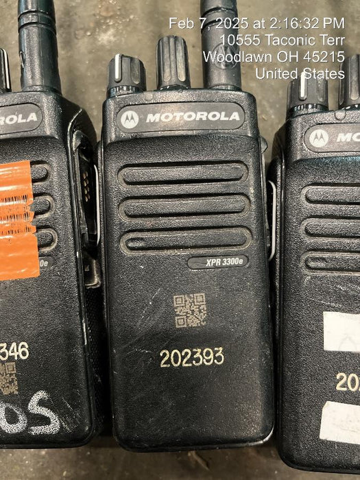 2021 MOTOROLA XPR3300E