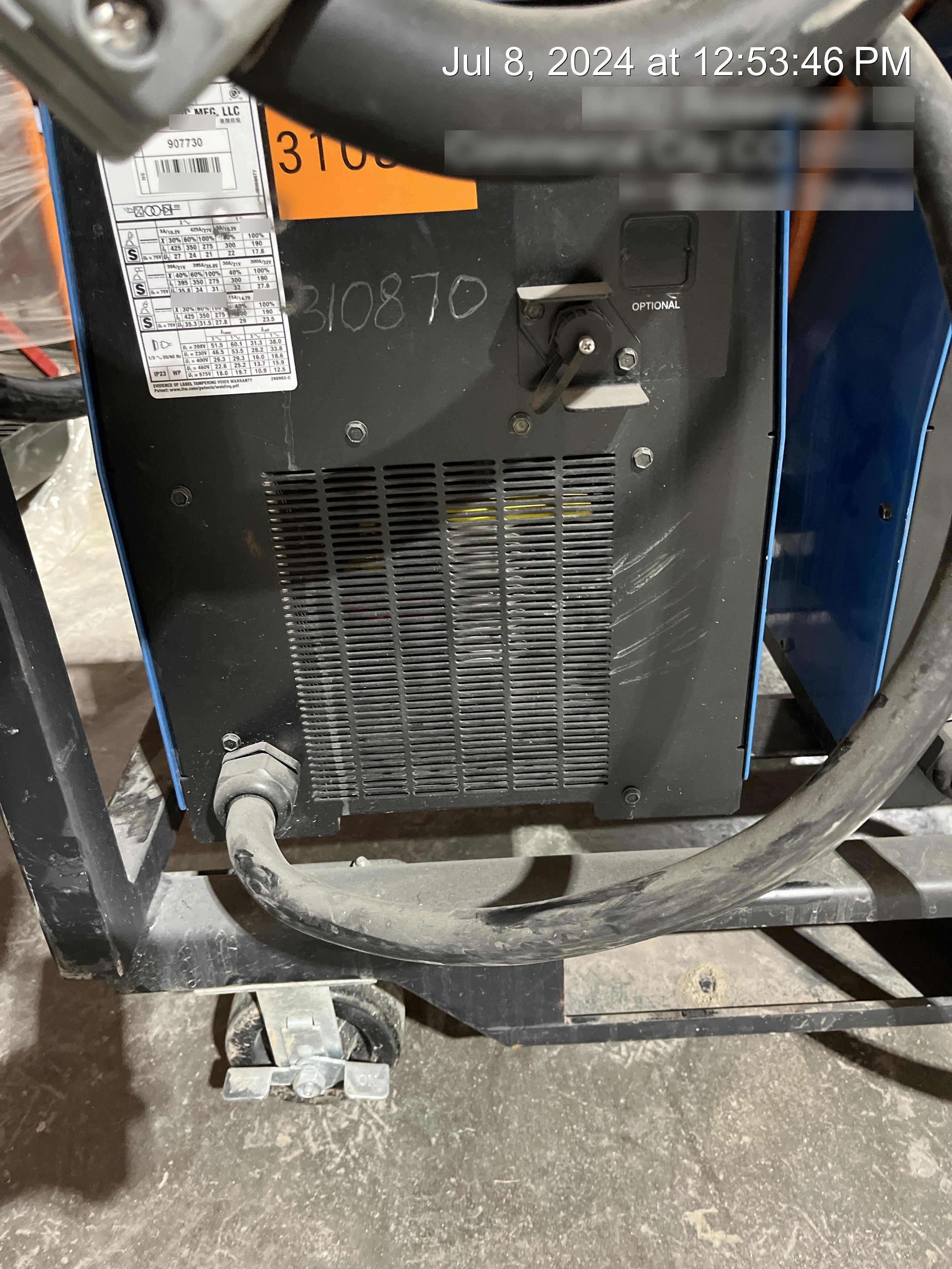 2023 MILLER ELECTRIC XMT 350