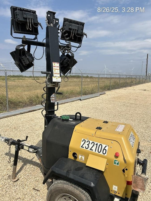 2022 Allmand NLV3GR (4) LED Light Fixture 350W, 23' Vertical Mast, 3kW Prime, Towable, Deep Sea L401, Leveling Jacks, Yanmar T4F 5.8hp